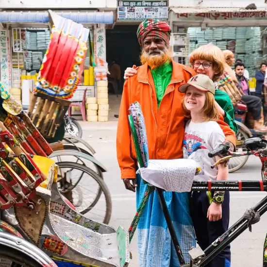 Dhaka and around in a local way  days