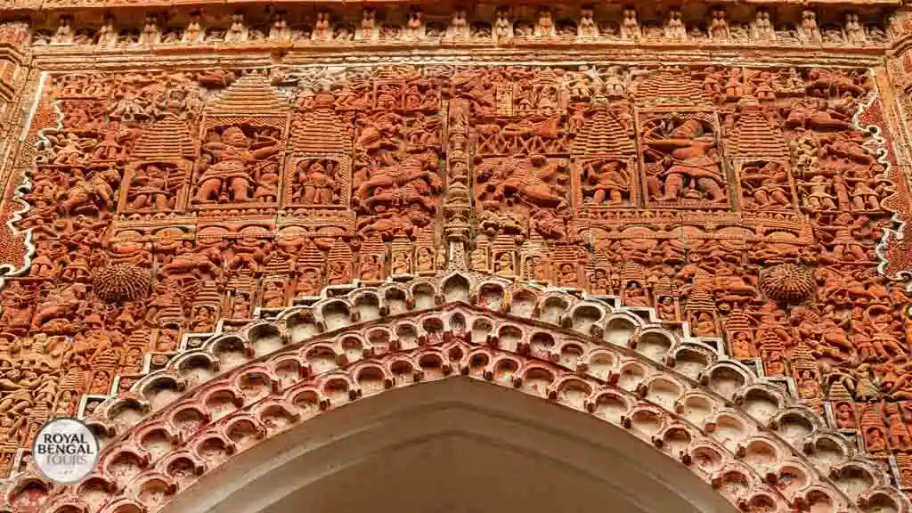 stories etched in terracotta   Kantaji Temple in Bangladesh