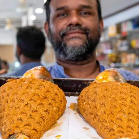 traditional fish kabab in old dhaka