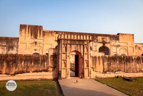 Tahkhana Main Entrance, a historical landmark in Gaur, Bangladesh