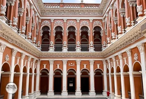 Inner courtyard corridor of sonargaon sardar bari after renovation