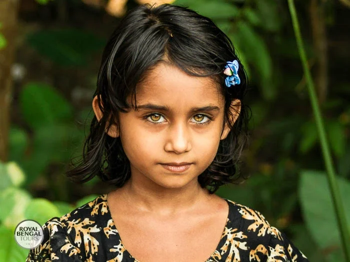 a girl with beautiful eyes in Bangladesh
