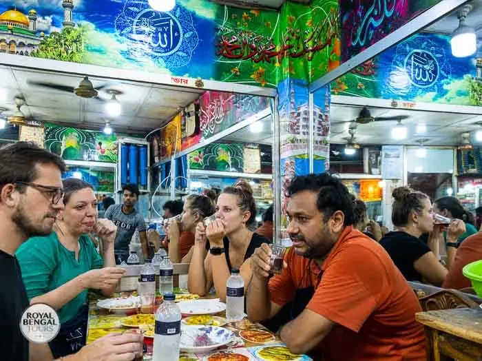 trying old dhaka traditional delicious food