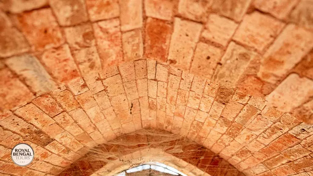 Intricate Brickwork of the Elegant Goaldi Mosque Sonargaon